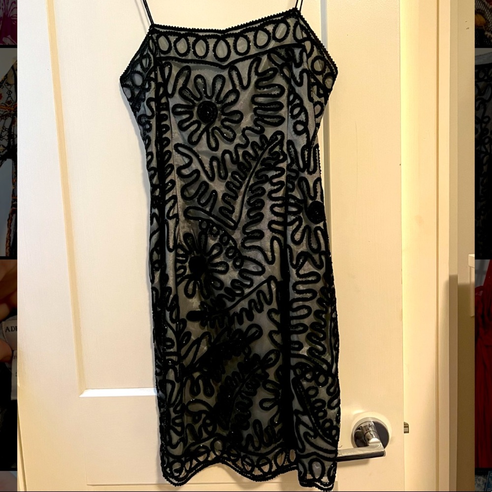 Adrianna Papell Beaded Cocktail Dress